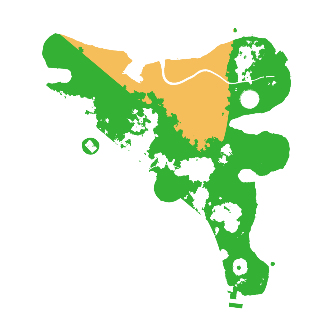 Biome Rust Map: Procedural Map, Size: 3000, Seed: 549