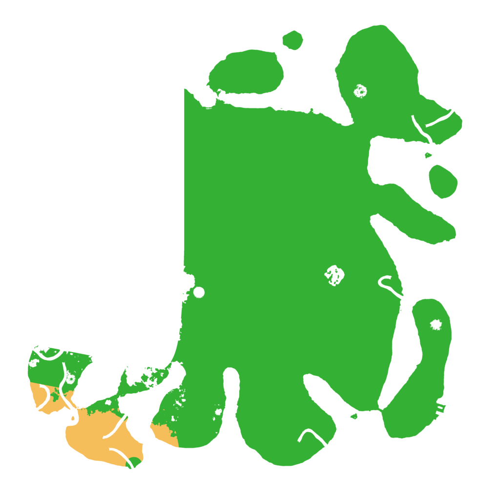 Biome Rust Map: Procedural Map, Size: 3950, Seed: 194668