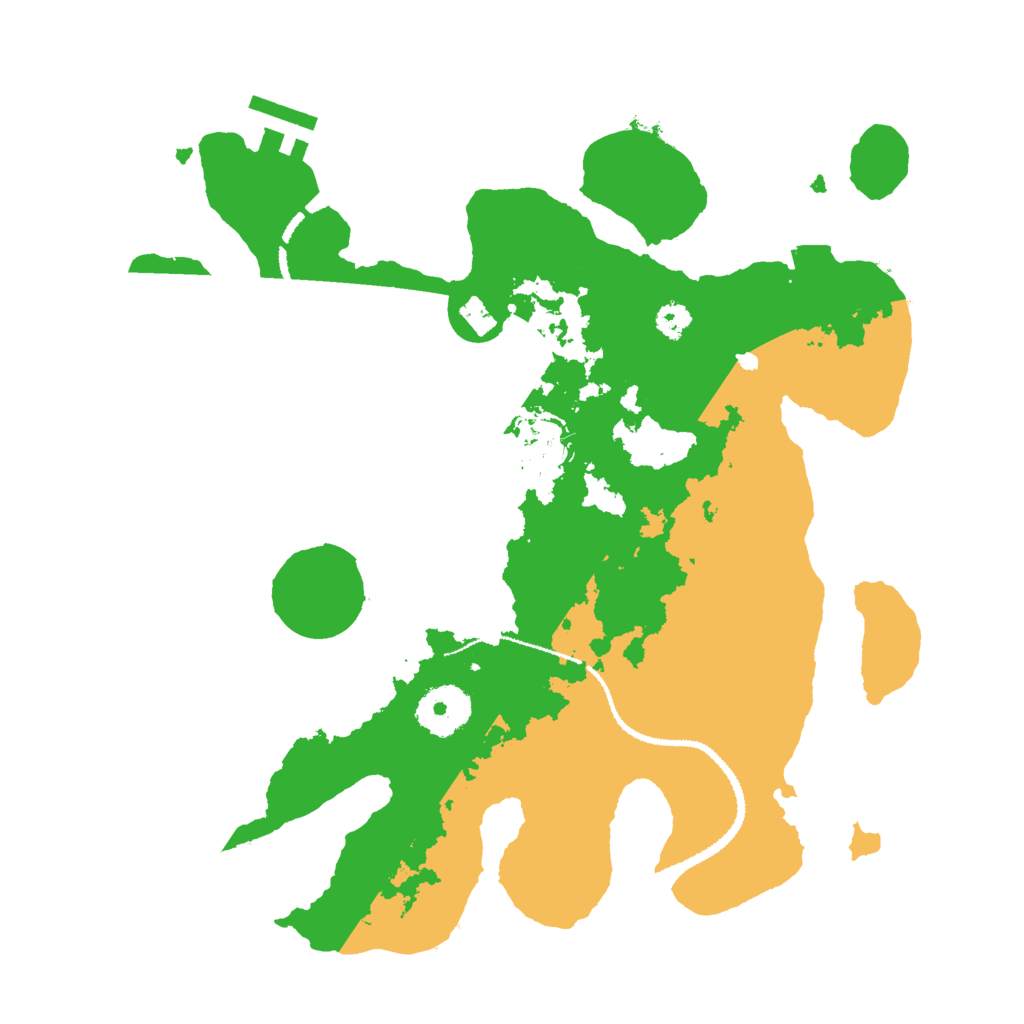 Biome Rust Map: Procedural Map, Size: 3000, Seed: 118998469