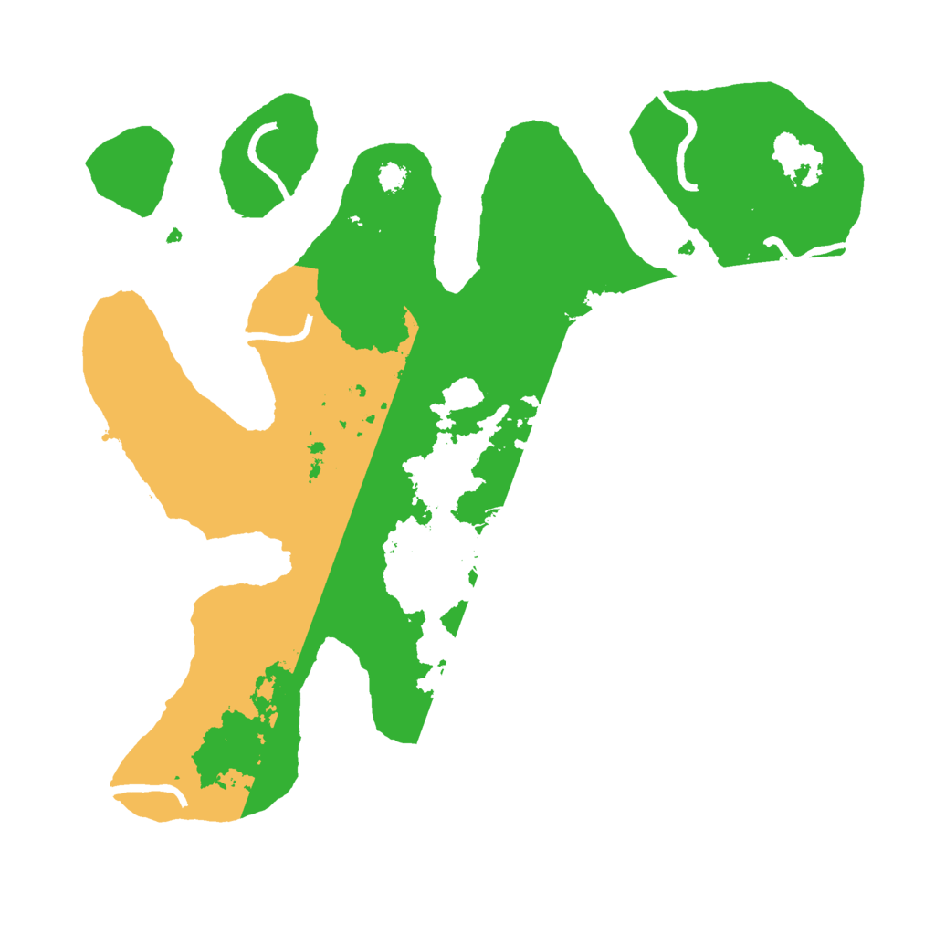 Biome Rust Map: Procedural Map, Size: 3000, Seed: 60500193