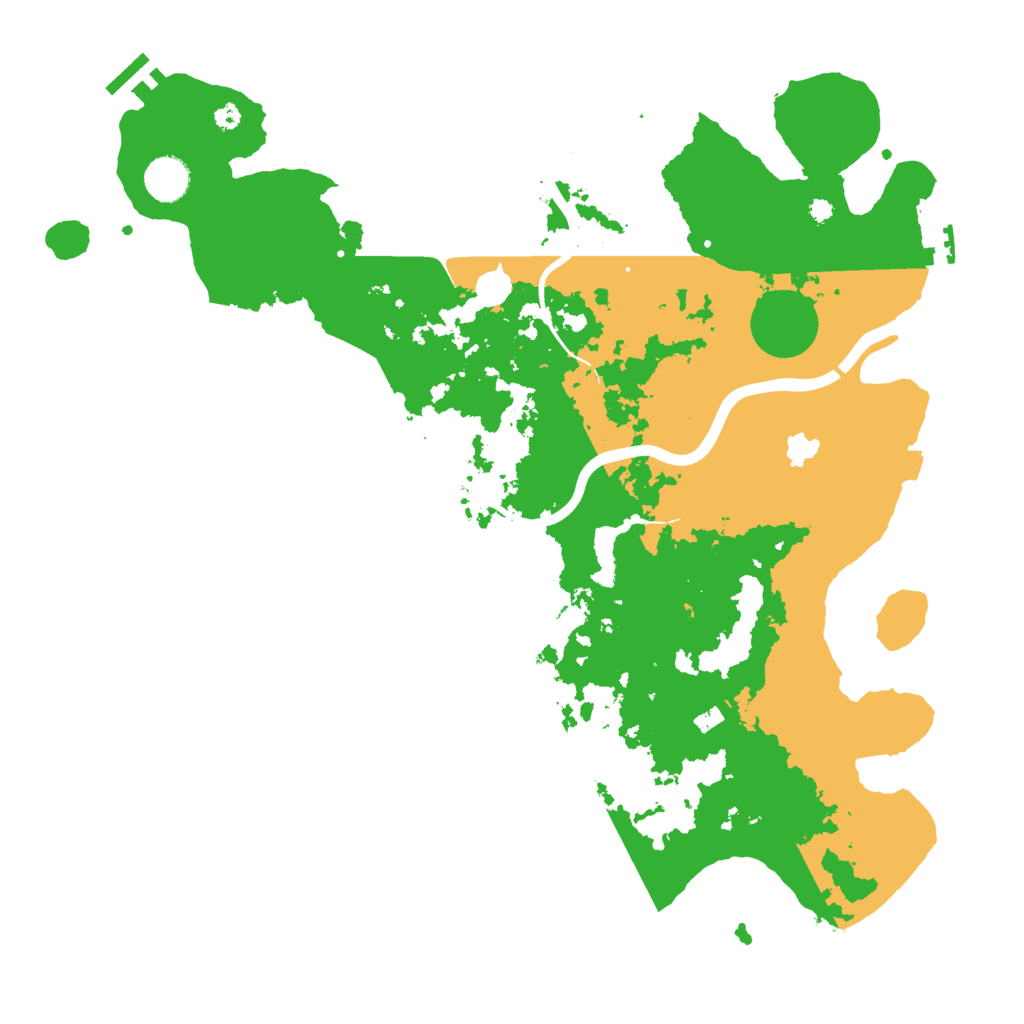Biome Rust Map: Procedural Map, Size: 4000, Seed: 718262311