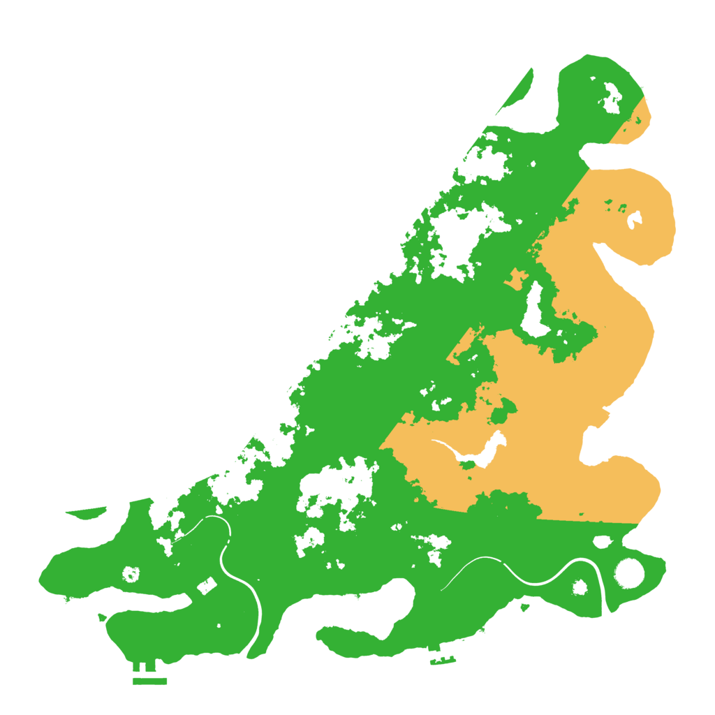 Biome Rust Map: Procedural Map, Size: 4250, Seed: 23590