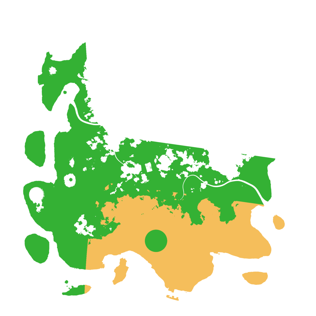 Biome Rust Map: Procedural Map, Size: 3750, Seed: 5667005