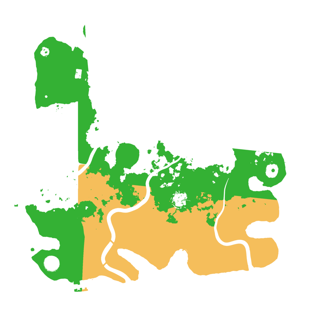 Biome Rust Map: Procedural Map, Size: 3500, Seed: 286365818