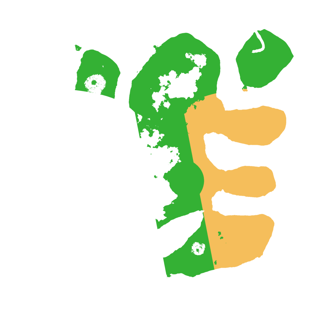 Biome Rust Map: Procedural Map, Size: 2500, Seed: 53105