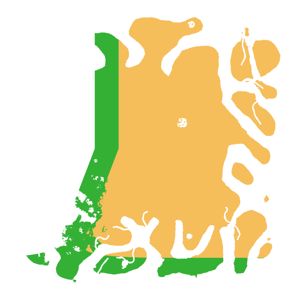 Biome Rust Map: Procedural Map, Size: 4500, Seed: 654984321