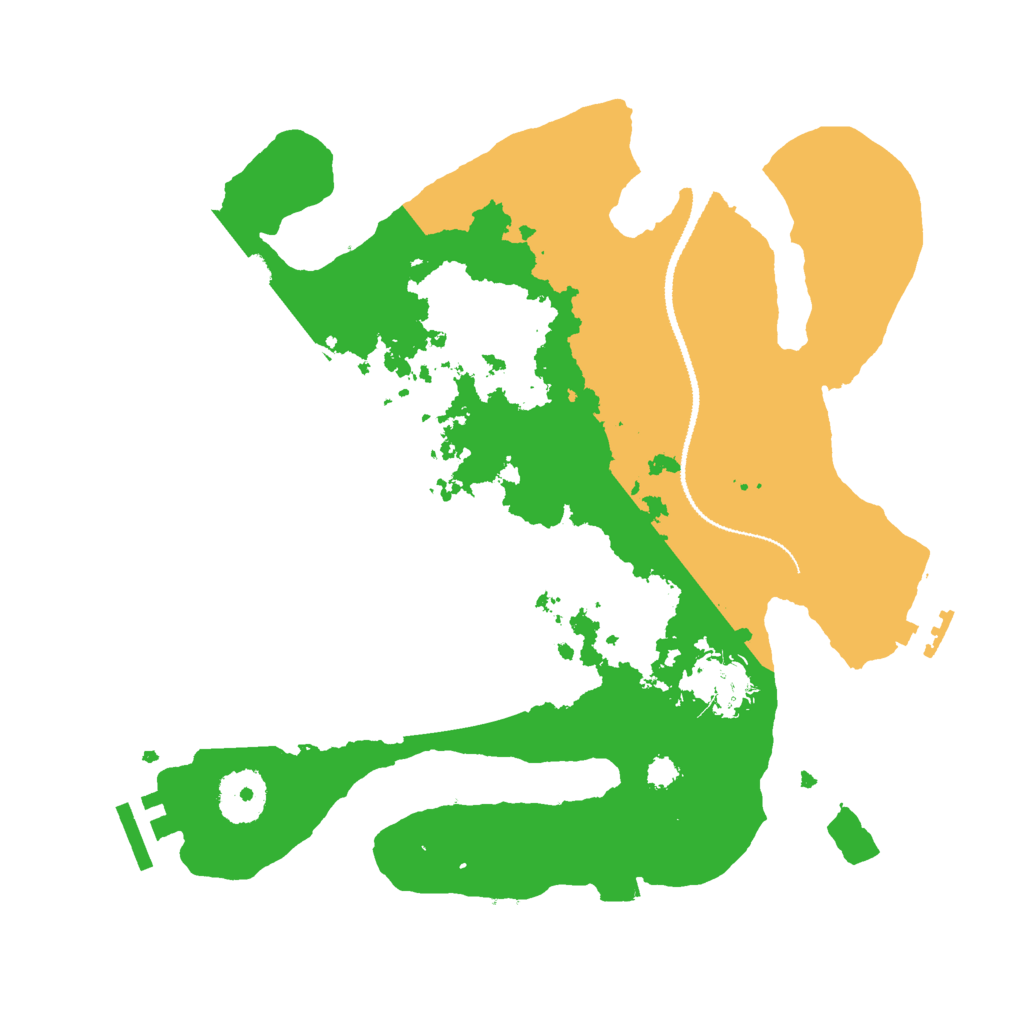 Biome Rust Map: Procedural Map, Size: 3000, Seed: 761669