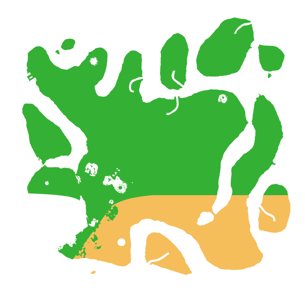 Biome Rust Map: Procedural Map, Size: 3500, Seed: 304654914