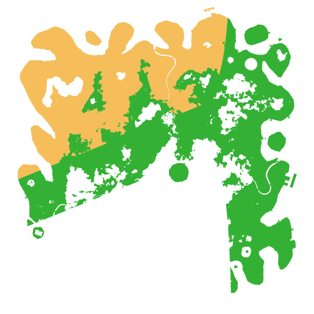 Biome Rust Map: Procedural Map, Size: 4500, Seed: 651297768