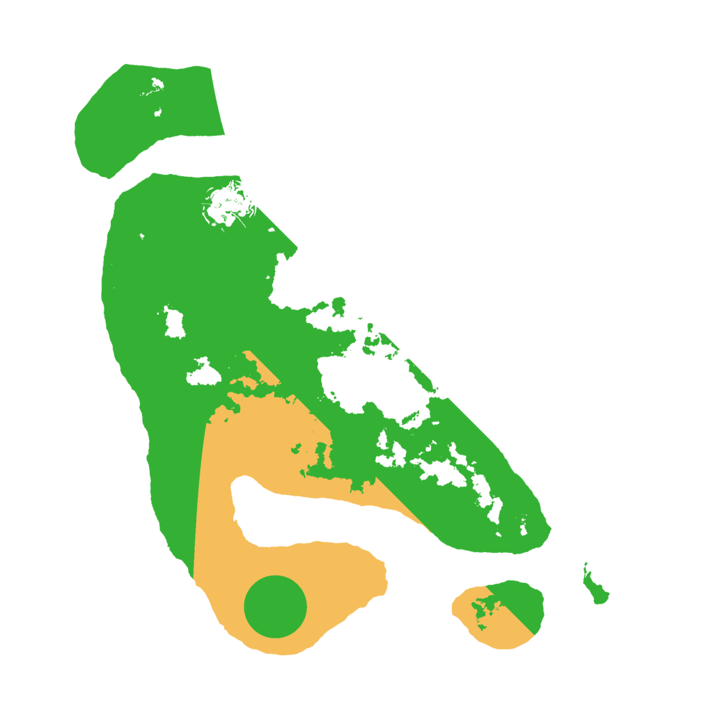 Biome Rust Map: Barren, Size: 3000, Seed: 1958202489