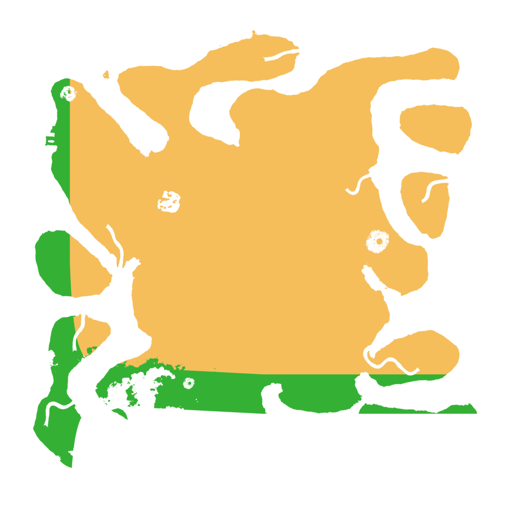 Biome Rust Map: Procedural Map, Size: 3500, Seed: 5167524