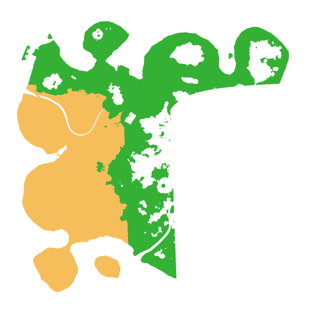 Biome Rust Map: Procedural Map, Size: 3000, Seed: 618647