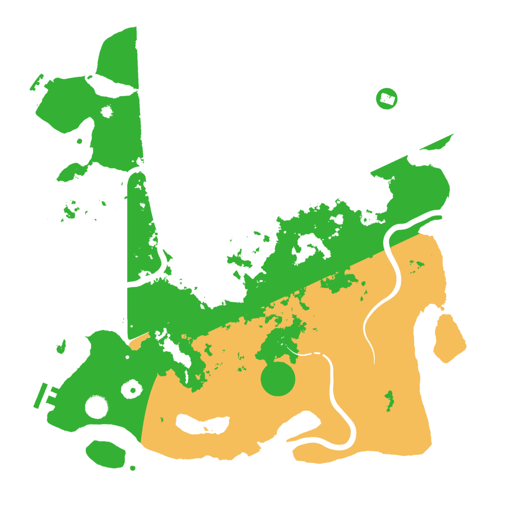 Biome Rust Map: Procedural Map, Size: 3900, Seed: 126