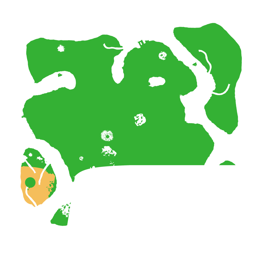 Biome Rust Map: Procedural Map, Size: 3300, Seed: 2011