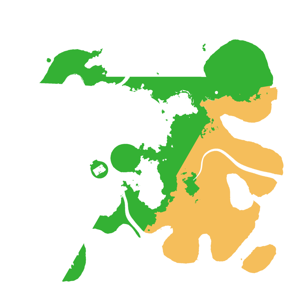 Biome Rust Map: Procedural Map, Size: 2868, Seed: 13890