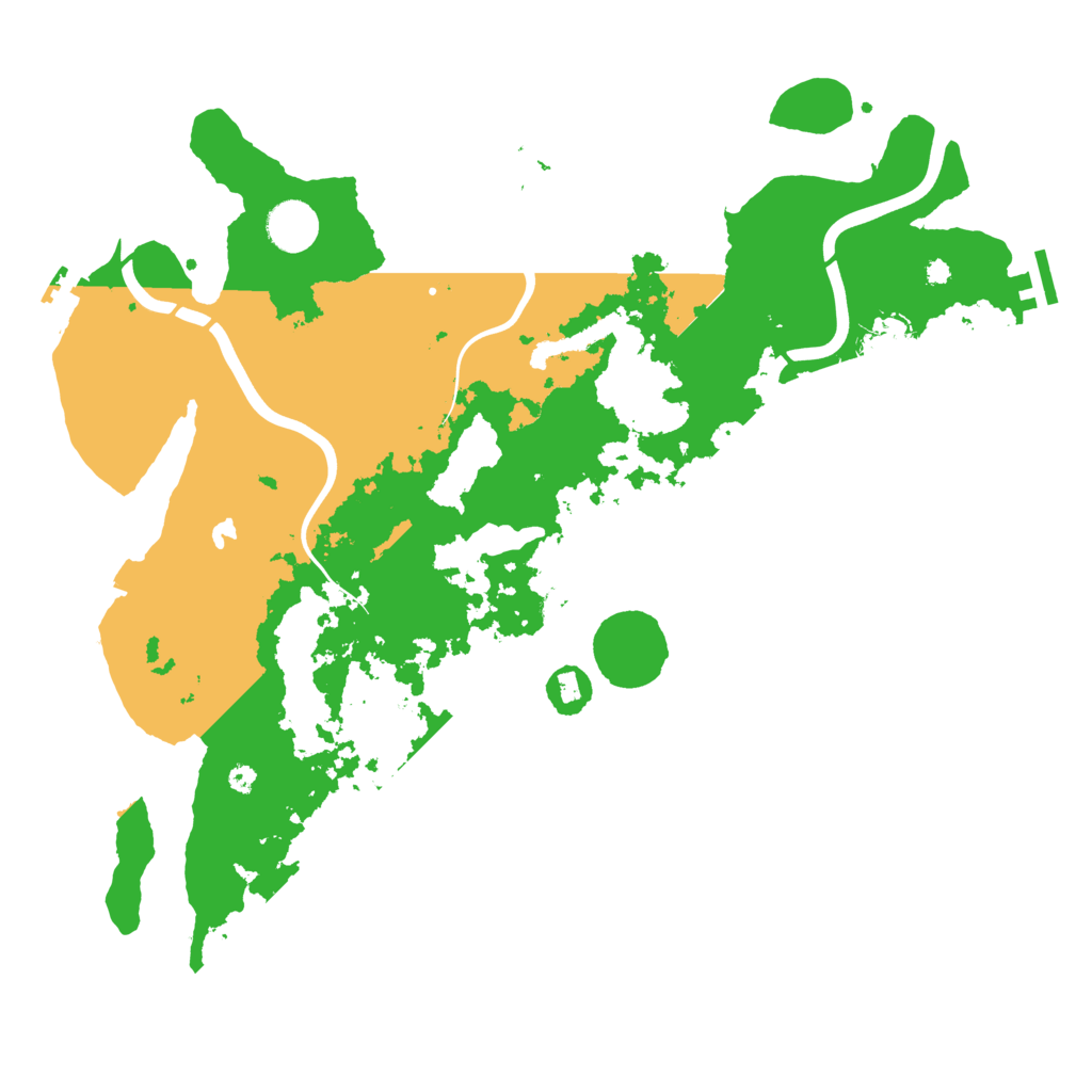 Biome Rust Map: Procedural Map, Size: 4000, Seed: 1826170080