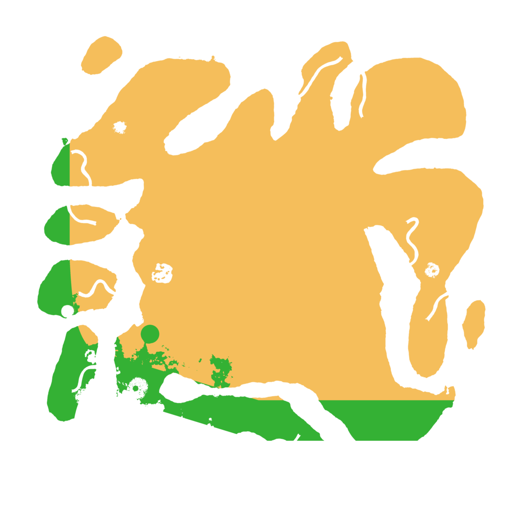 Biome Rust Map: Procedural Map, Size: 3700, Seed: 1307279103