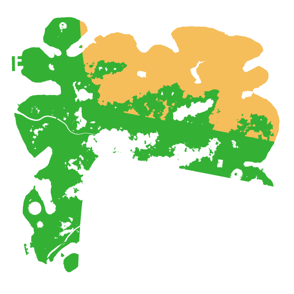 Biome Rust Map: Procedural Map, Size: 4000, Seed: 6544