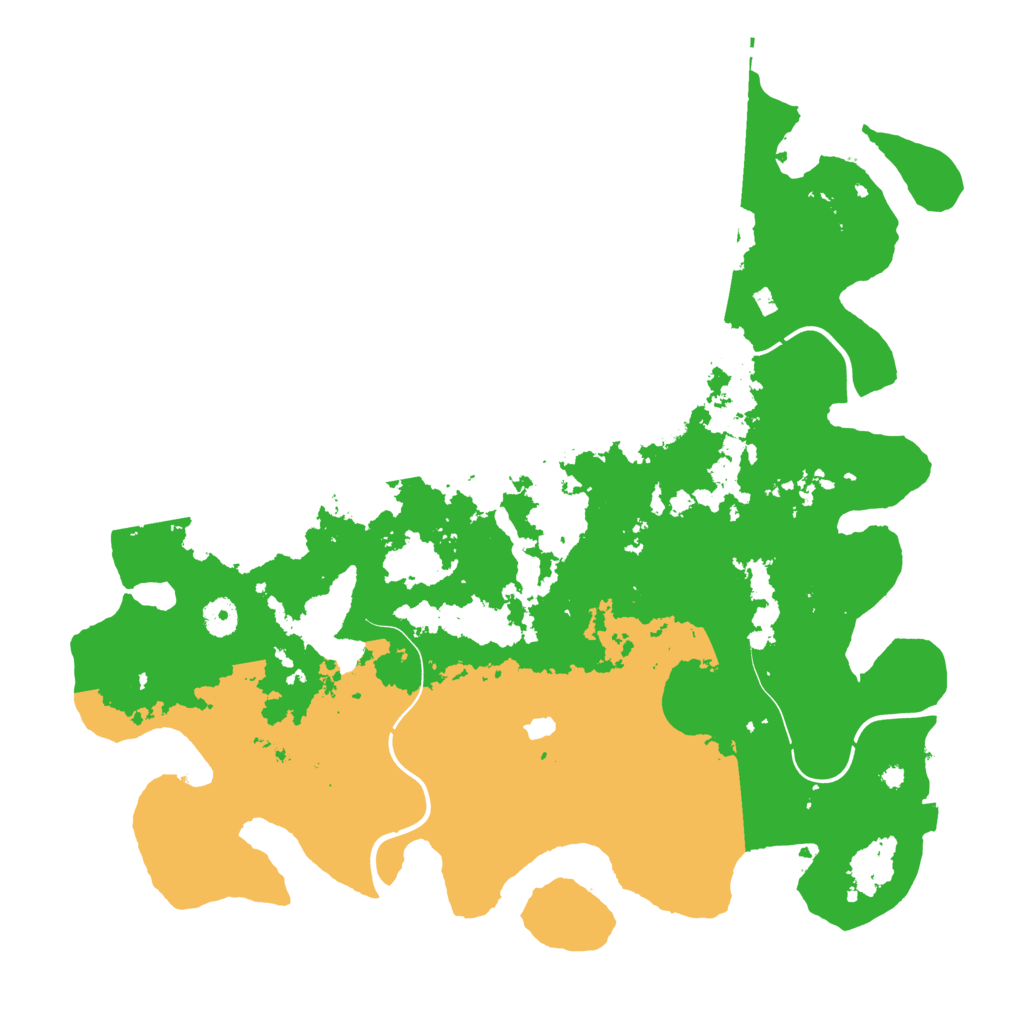 Biome Rust Map: Procedural Map, Size: 4200, Seed: 966722338