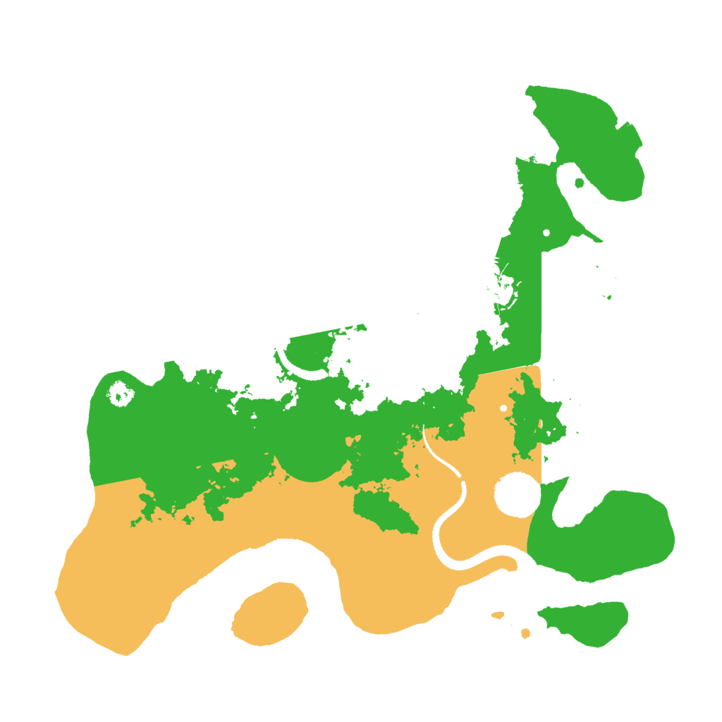 Biome Rust Map: Procedural Map, Size: 3000, Seed: 1418313