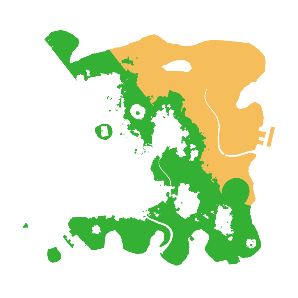 Biome Rust Map: Procedural Map, Size: 3000, Seed: 634175827