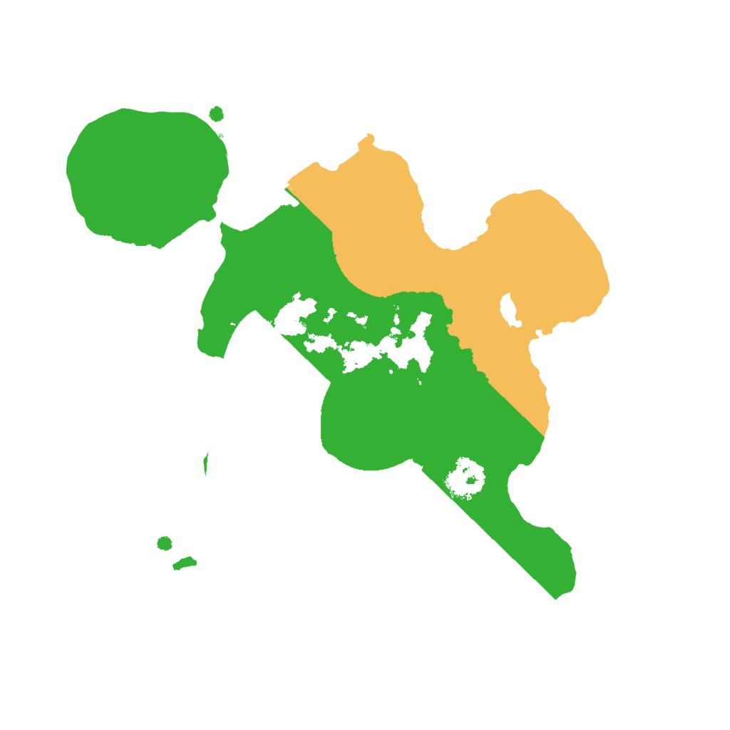 Biome Rust Map: Procedural Map, Size: 2000, Seed: 666999