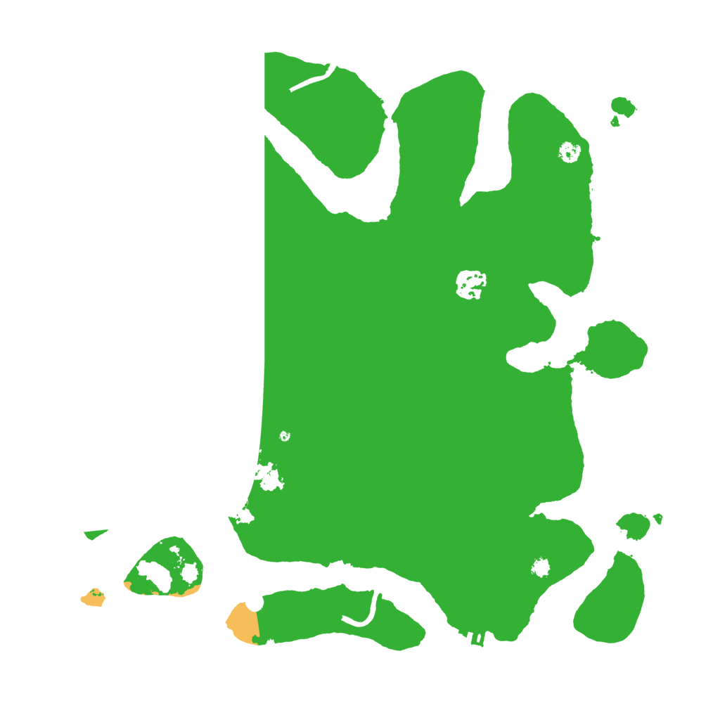 Biome Rust Map: Procedural Map, Size: 3500, Seed: 416068952