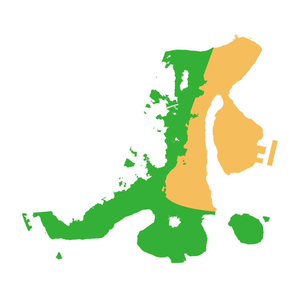 Biome Rust Map: Procedural Map, Size: 2300, Seed: 12
