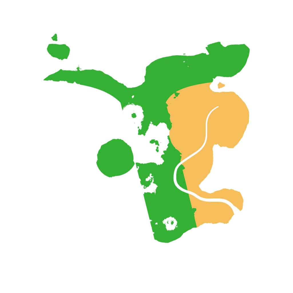 Biome Rust Map: Procedural Map, Size: 2200, Seed: 1487611414