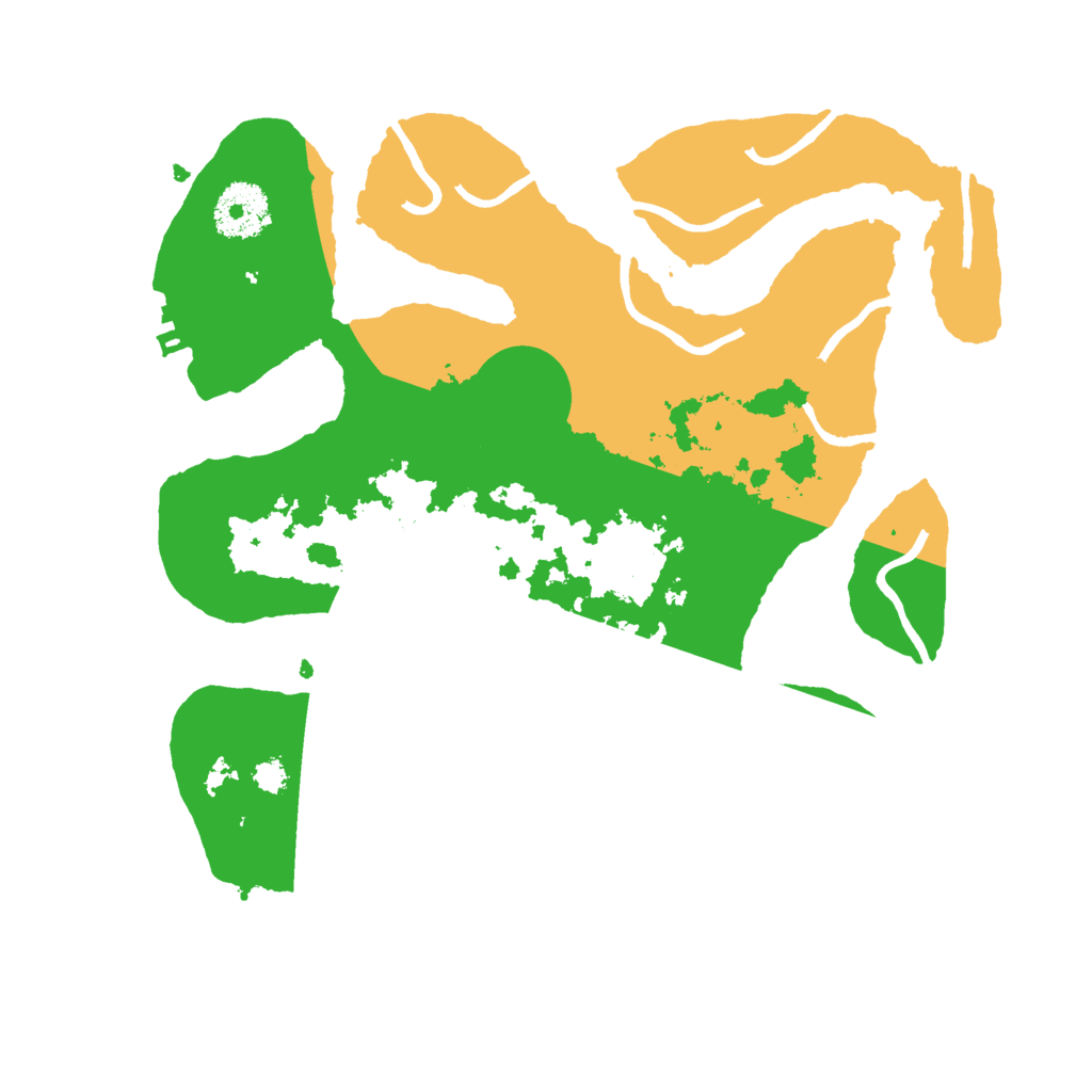 Biome Rust Map: Procedural Map, Size: 3000, Seed: 274379