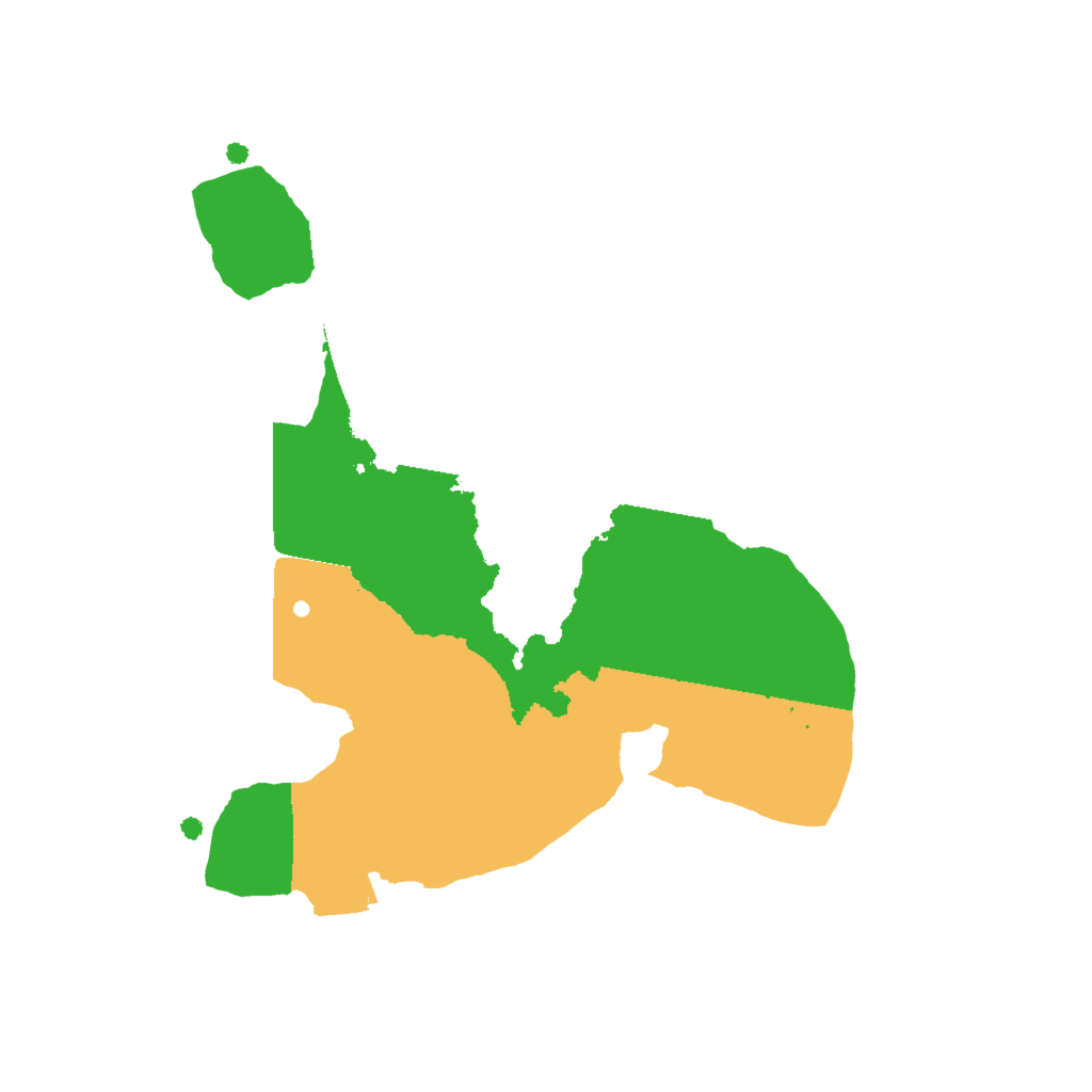 Biome Rust Map: Procedural Map, Size: 2000, Seed: 6969420