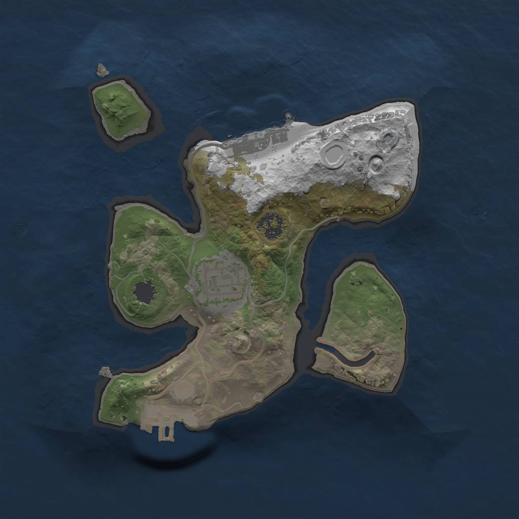 Rust Map: Procedural Map, Size: 2000, Seed: 6969420, 10 Monuments