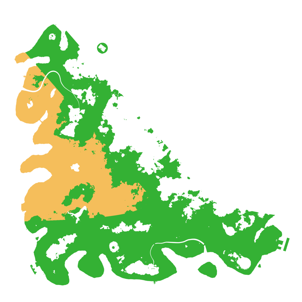 Biome Rust Map: Procedural Map, Size: 4500, Seed: 1025103