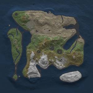 Thumbnail Rust Map: Procedural Map, Size: 2800, Seed: 324009, 15 Monuments