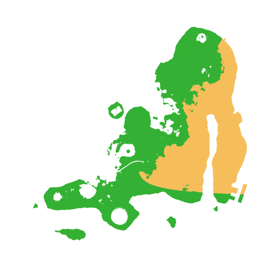 Biome Rust Map: Procedural Map, Size: 2800, Seed: 21