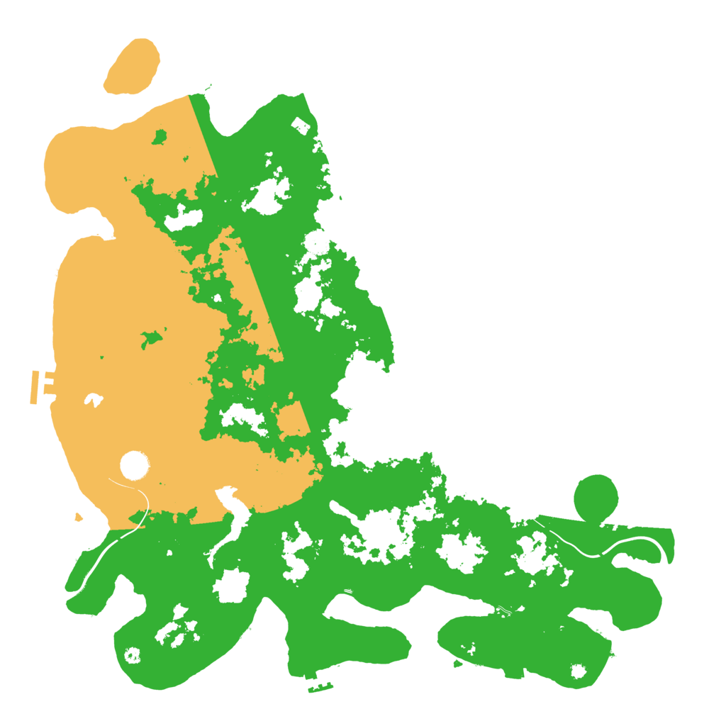 Biome Rust Map: Procedural Map, Size: 4400, Seed: 111103