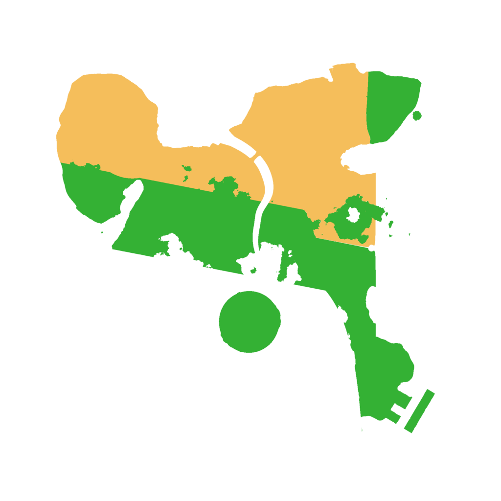 Biome Rust Map: Procedural Map, Size: 2200, Seed: 76547