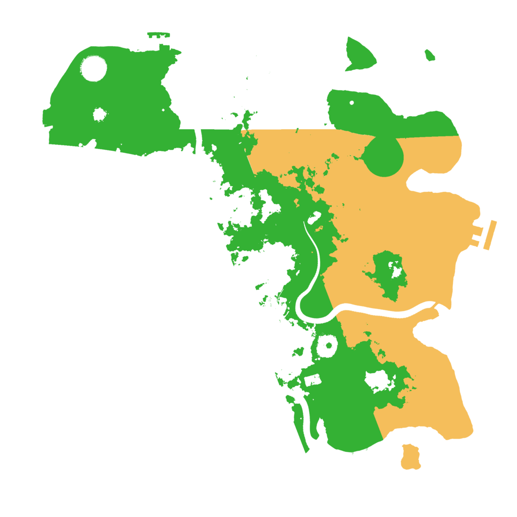 Biome Rust Map: Procedural Map, Size: 3500, Seed: 1649457516