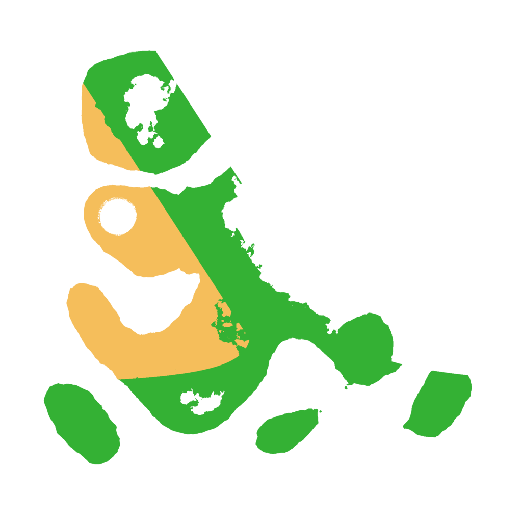 Biome Rust Map: Barren, Size: 2500, Seed: 7854