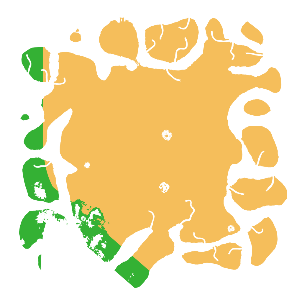 Biome Rust Map: Procedural Map, Size: 4500, Seed: 968147