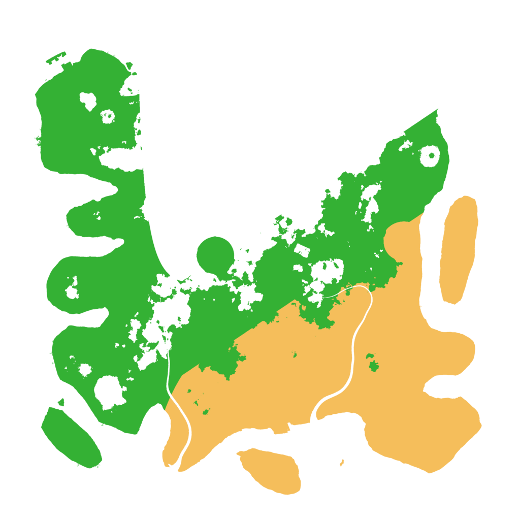 Biome Rust Map: Procedural Map, Size: 3700, Seed: 713588150