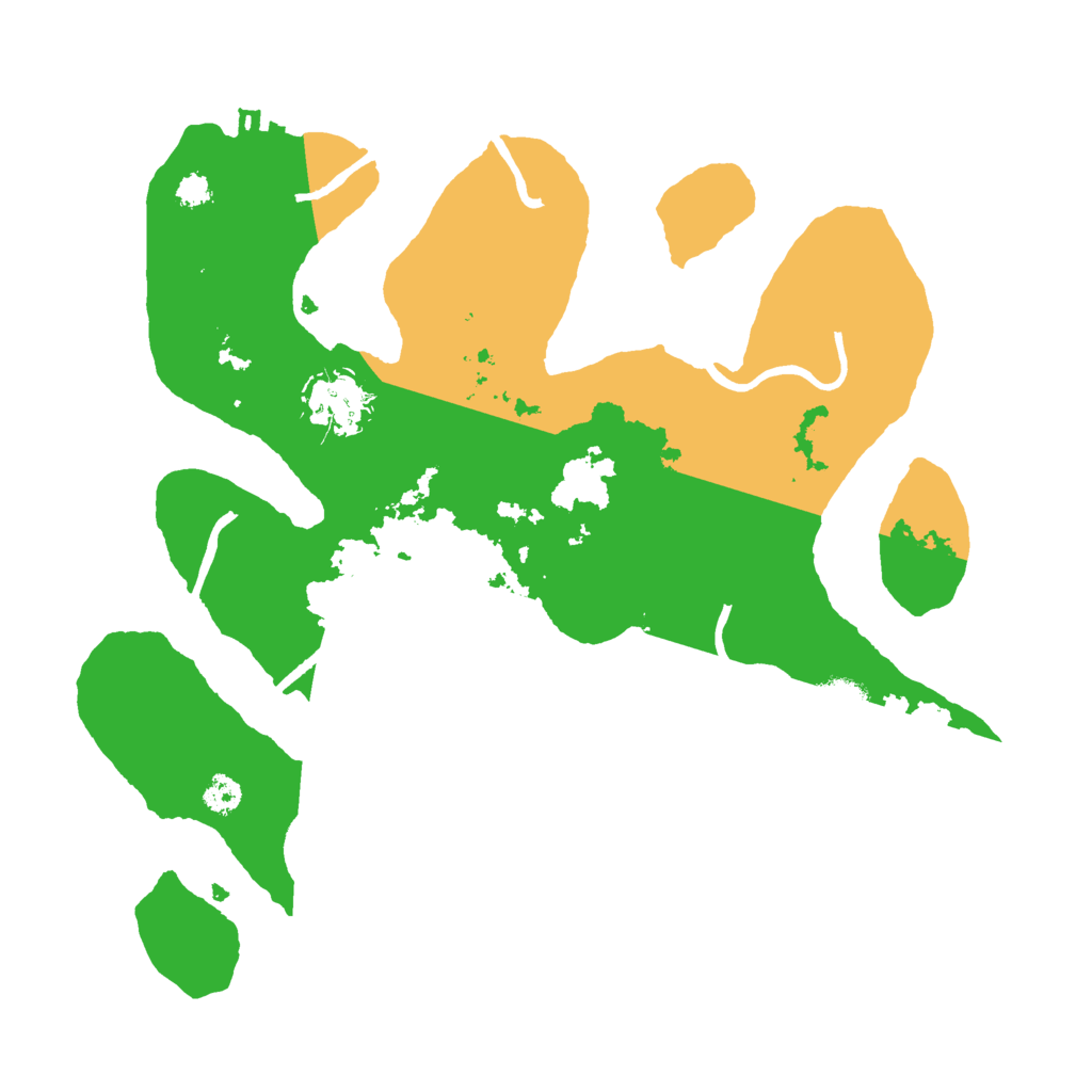 Biome Rust Map: Procedural Map, Size: 3000, Seed: 9699