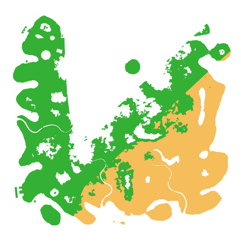 Biome Rust Map: Procedural Map, Size: 4500, Seed: 20112