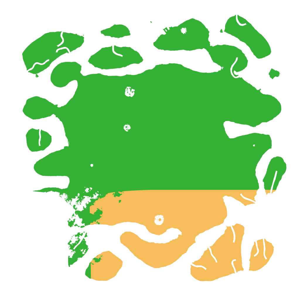 Biome Rust Map: Procedural Map, Size: 4500, Seed: 2254