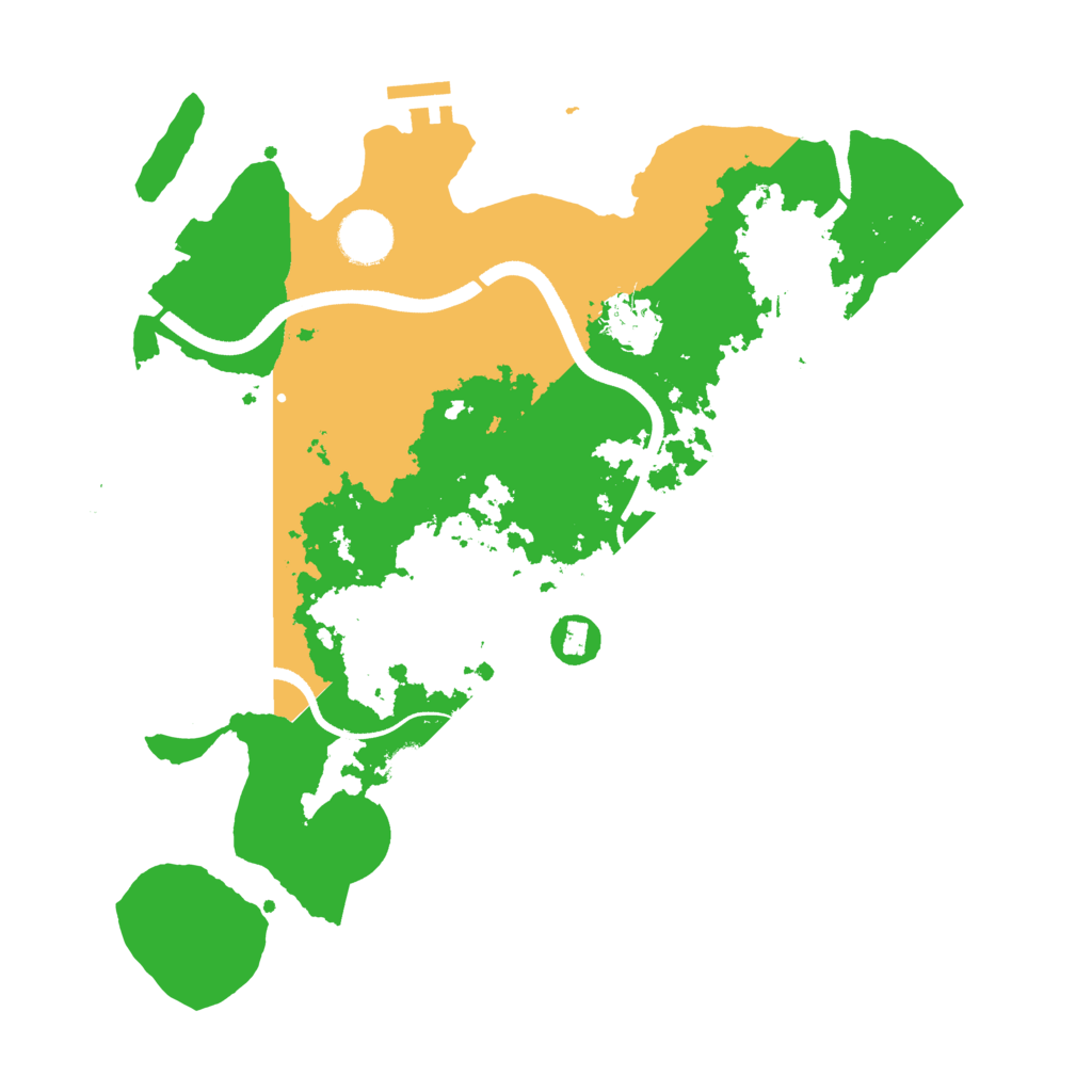 Biome Rust Map: Procedural Map, Size: 3500, Seed: 1502151294