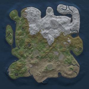 Thumbnail Rust Map: Procedural Map, Size: 3700, Seed: 2114811881, 17 Monuments