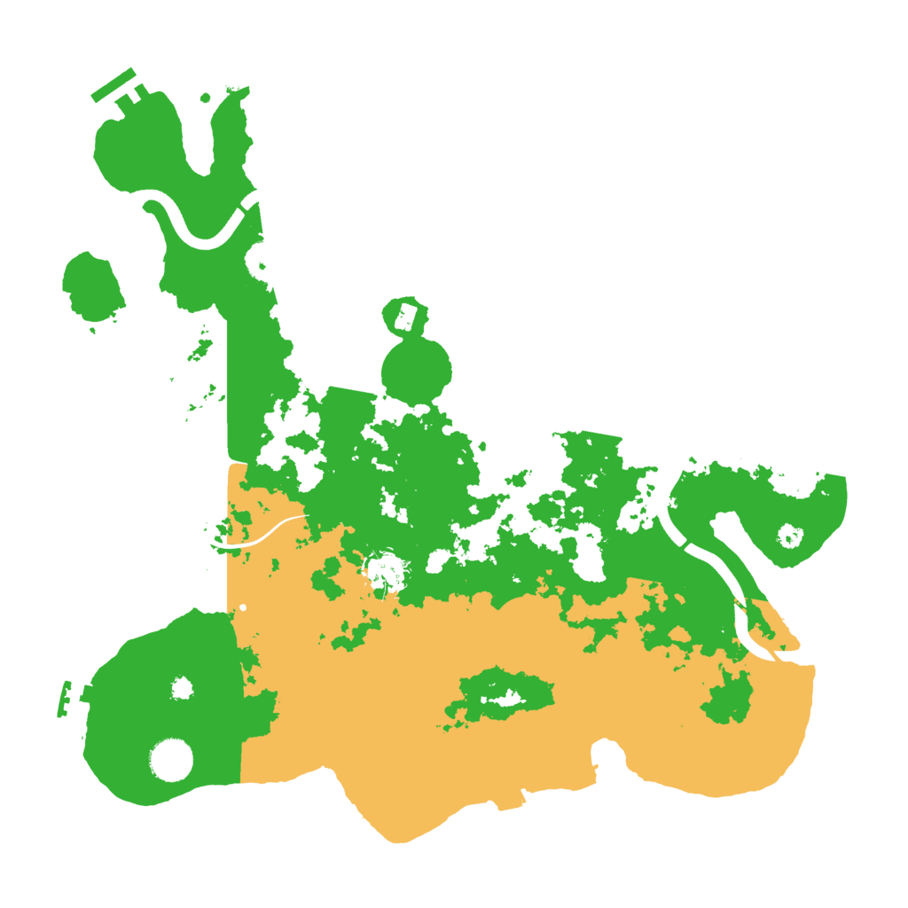 Biome Rust Map: Procedural Map, Size: 3700, Seed: 2114811881