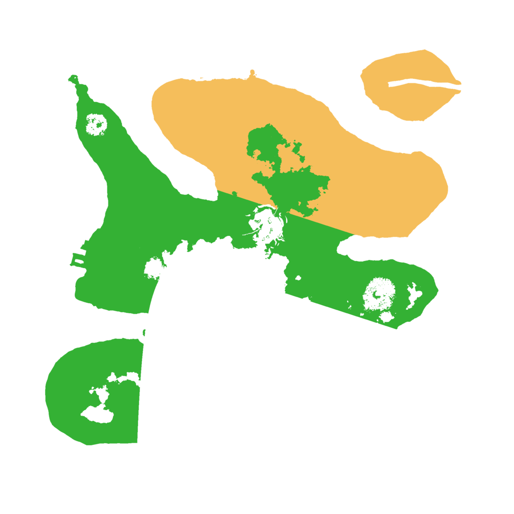 Biome Rust Map: Procedural Map, Size: 2400, Seed: 82234