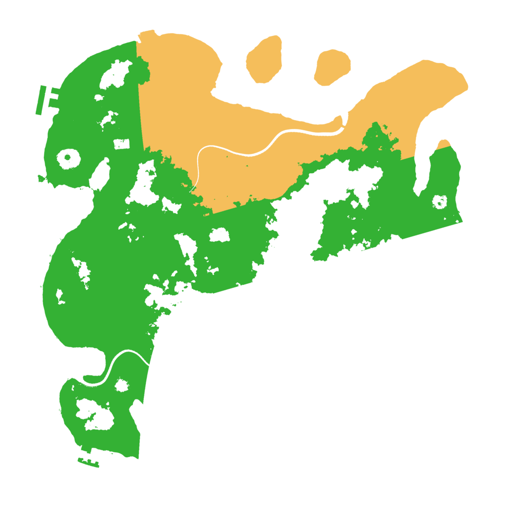 Biome Rust Map: Procedural Map, Size: 3500, Seed: 1606818152