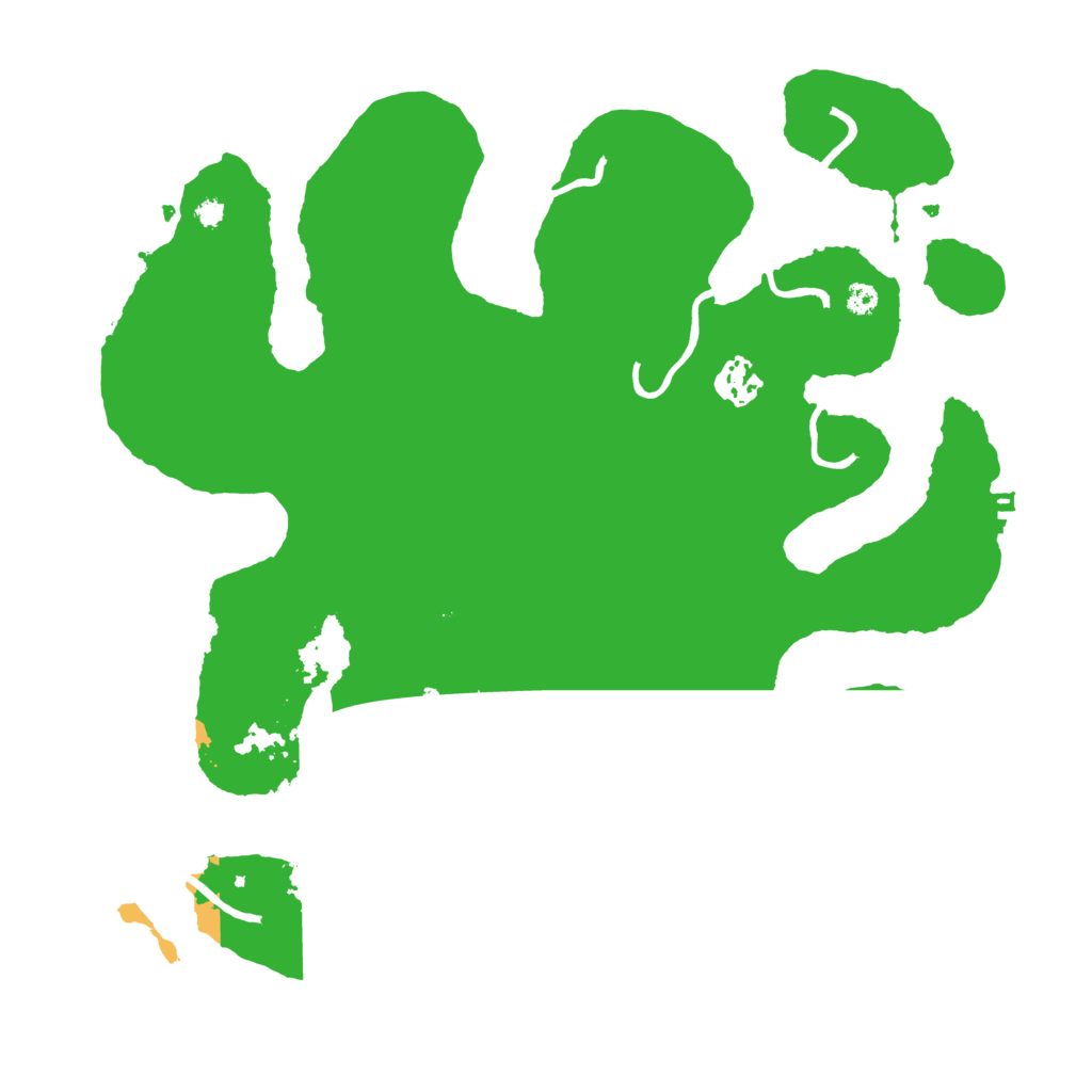 Biome Rust Map: Procedural Map, Size: 3500, Seed: 1736459936